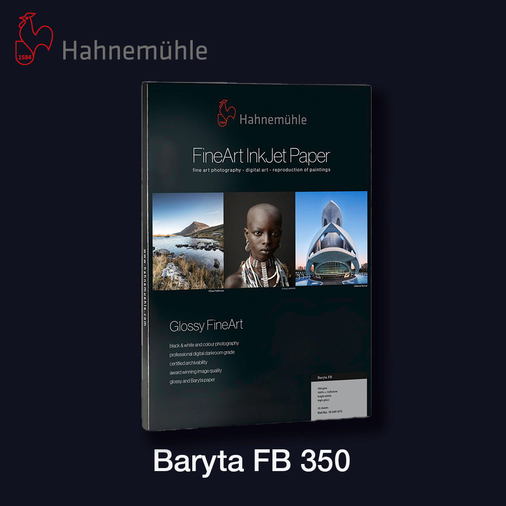 HAHNEMÜHLE Baryta FB 350 | A4 25 Blatt