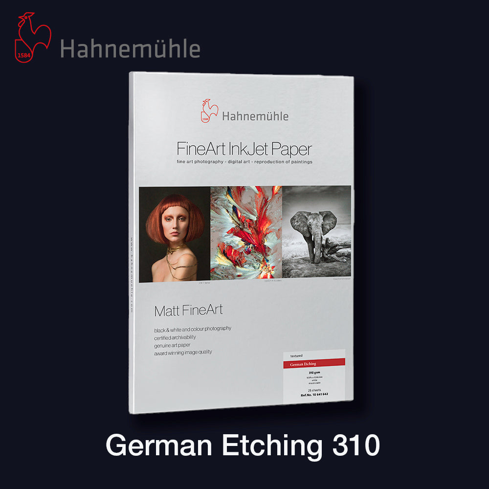 HAHNEMÜHLE German Etching 310 | A3+ 25 Blatt
