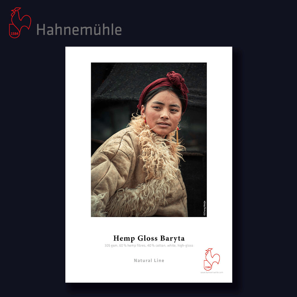 HAHNEMÜHLE Hemp Gloss Baryta 305 | A4 25 Blatt