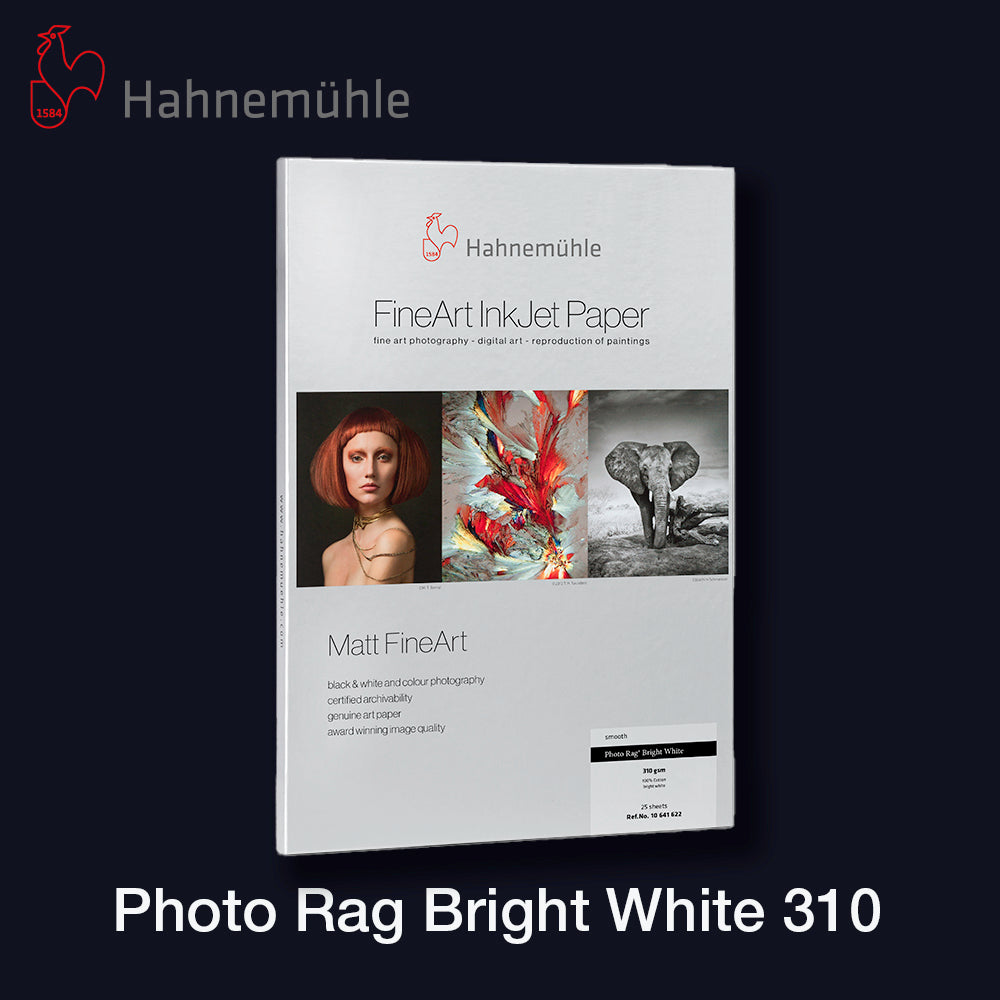 HAHNEMÜHLE Photo Rag Bright White 310 | A3 25 Blatt
