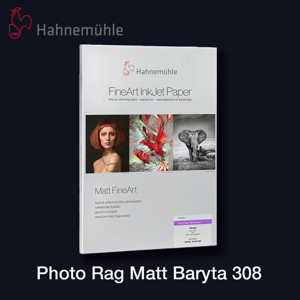 HAHNEMÜHLE Photo Rag Matt Baryta 308 | A4 25 Blatt
