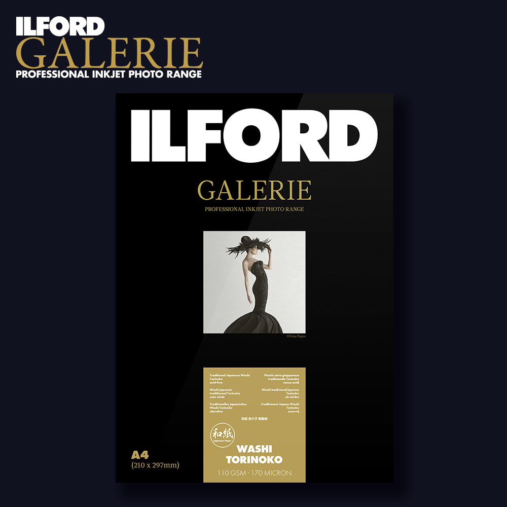 ILFORD GALERIE Washi Torinoko 110gsm | 10x15cm 50 Blatt