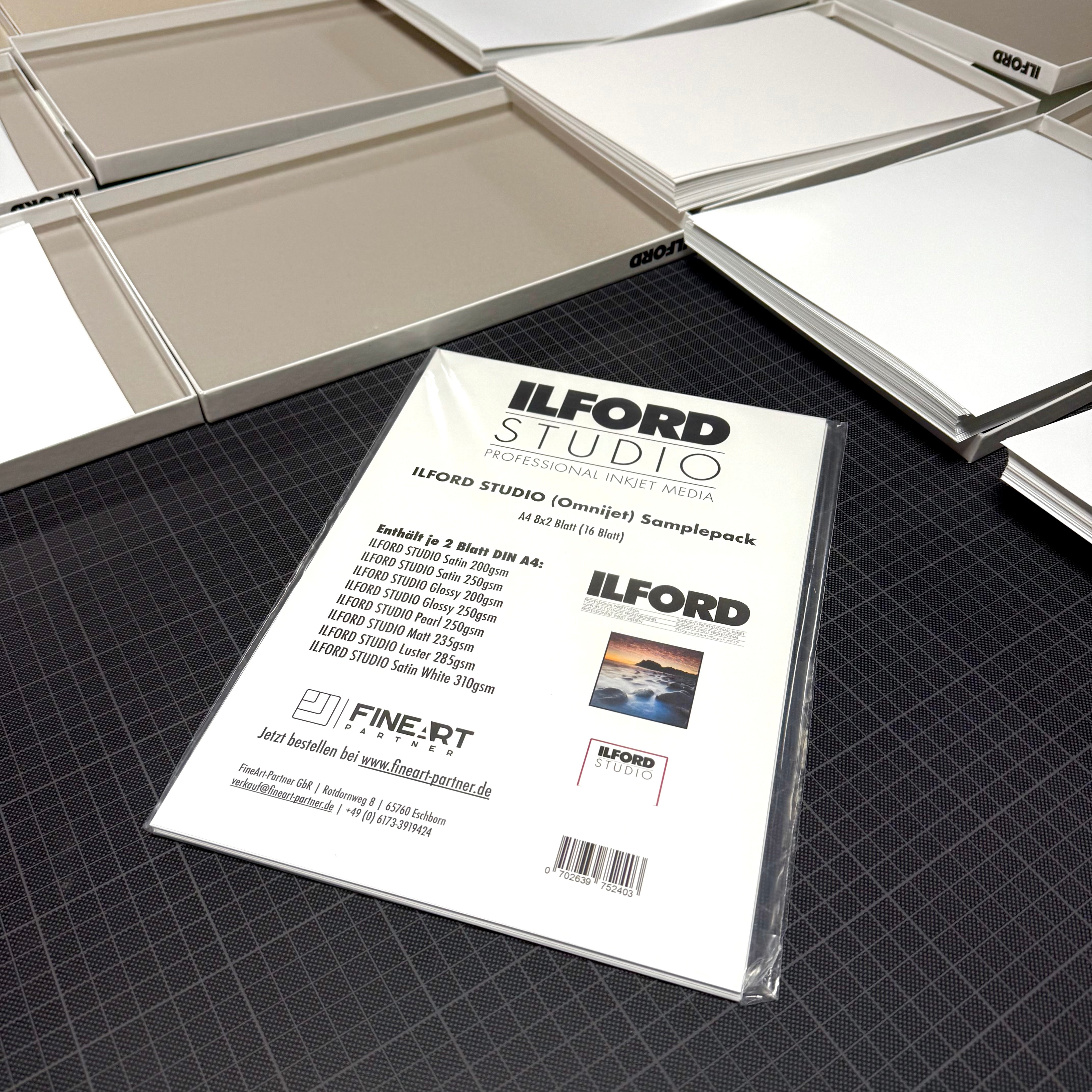 ILFORD STUDIO (Omnijet) Samplepack | A4 8x2 Blatt (16 Blatt)