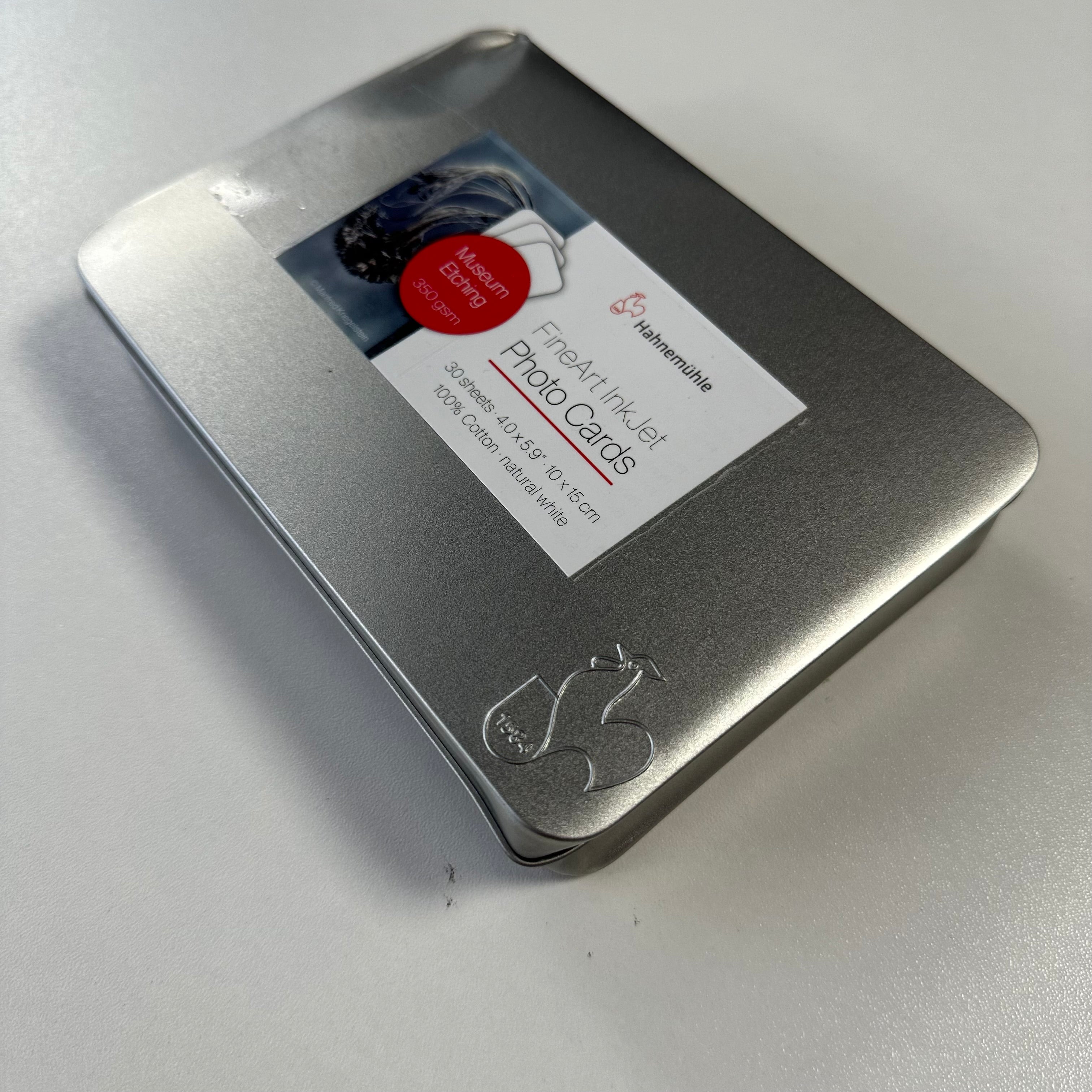 HAHNEMÜHLE Museum Etching 350 Photo Cards | 10x15cm 30 Blatt (mit Transportschaden)