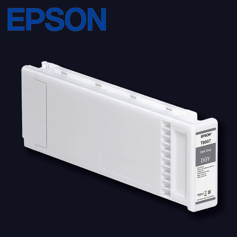 EPSON Tinte Darkgray 700ml für SC-P10000/20000 (T8007)
