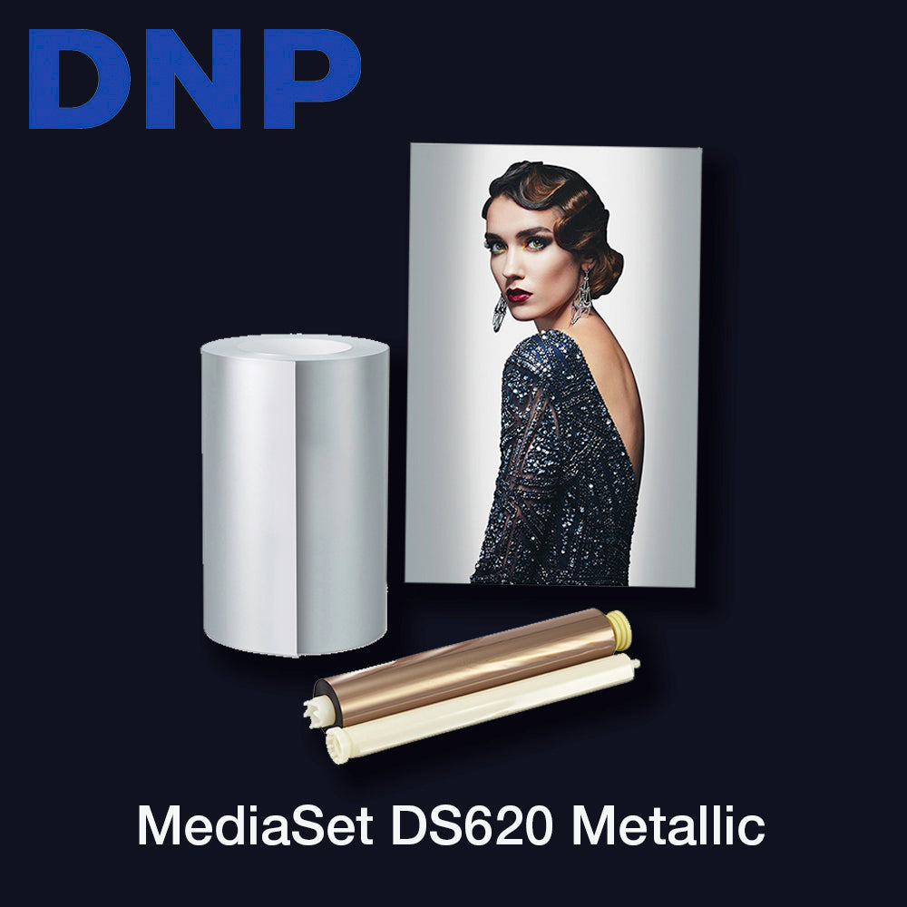 DNP Mediaset für DS620 | 10x15cm (4x6") & 15x20cm (6x8") Metallic