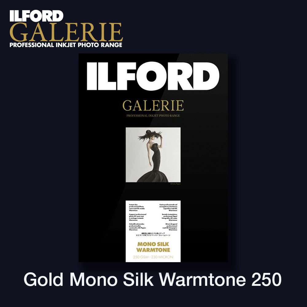 ILFORD GALERIE Gold Mono Silk Warmtone 250gsm | 10x15cm 100 Blatt