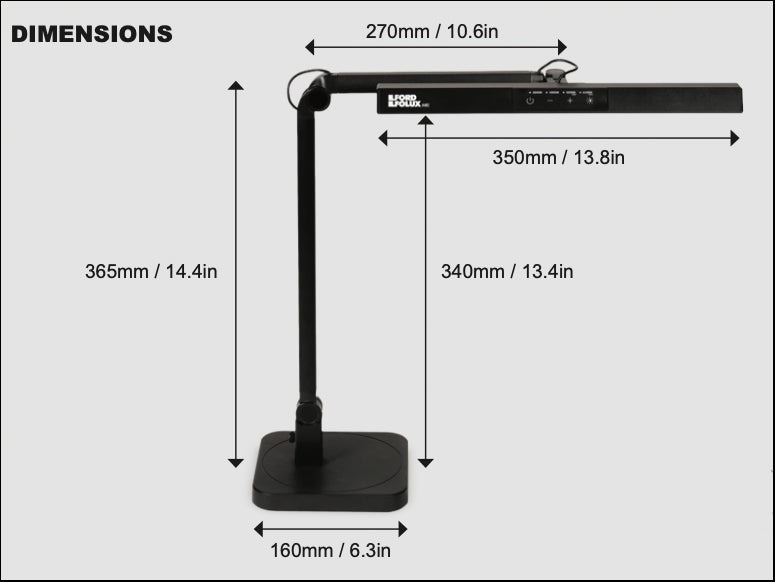 ILFORD ILFOLUX MKI Color Viewing Lamp (Normlicht-Leuchte)